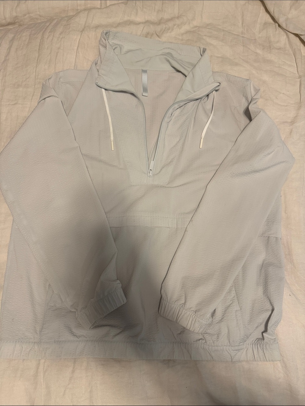 lululemon athletica Light Gray Pullover Anorak